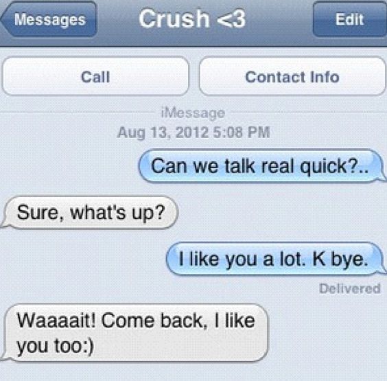 Funny things to text your crush