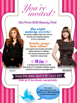 You're Invited: Join GL's Prom 2012 Beauty Chat...and win a dress ...