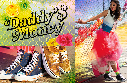 daddy's money secret wedge sneakers