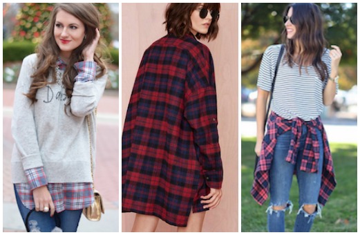6 ways to dress up a flannel - GirlsLife