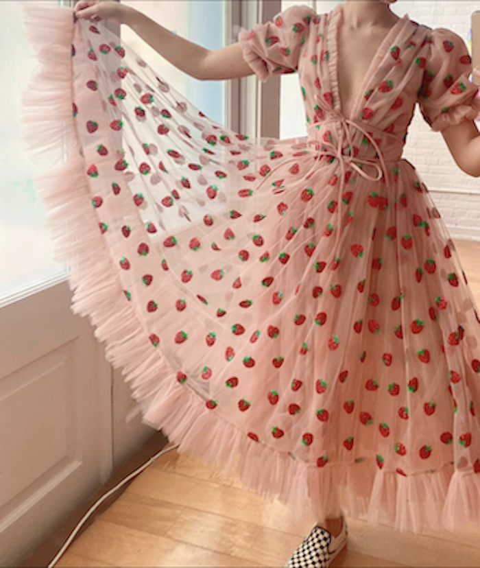 Lirika Matoshi strawberry dress sizing
