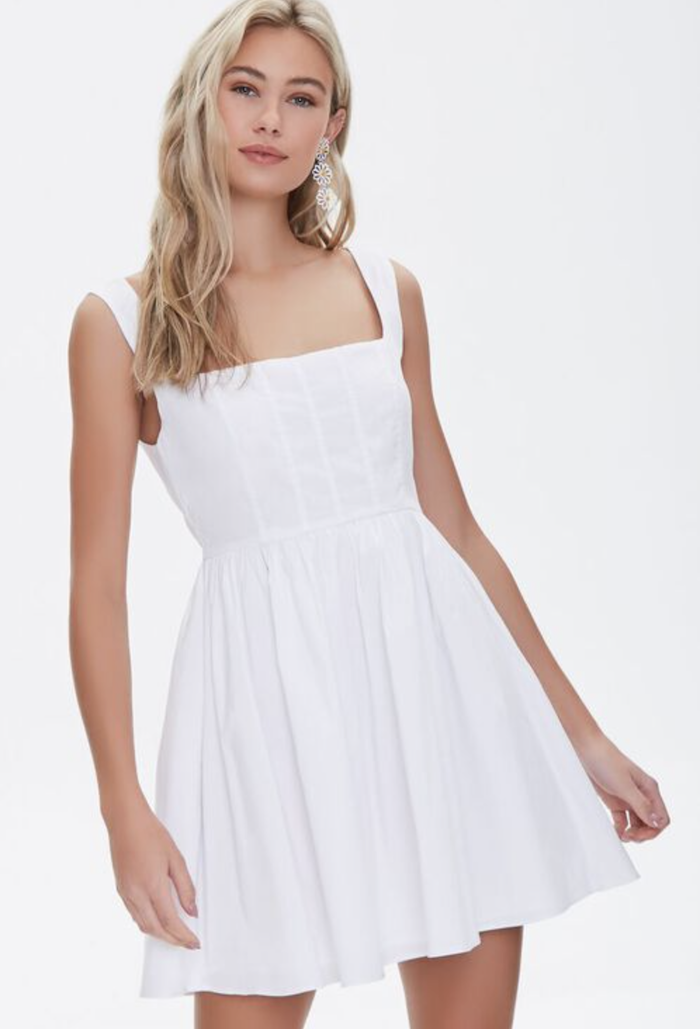 white grad dresses