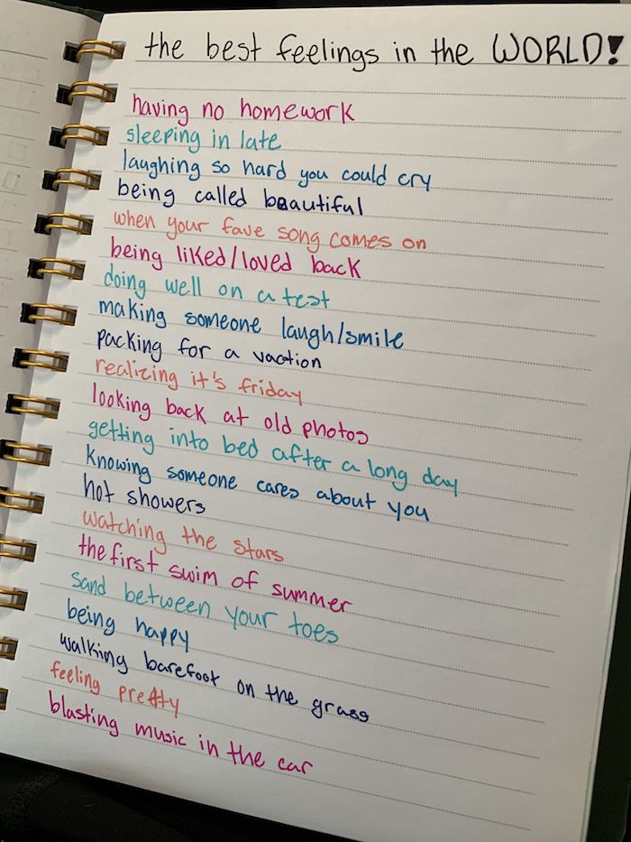 10 cute list ideas for your journal - GirlsLife