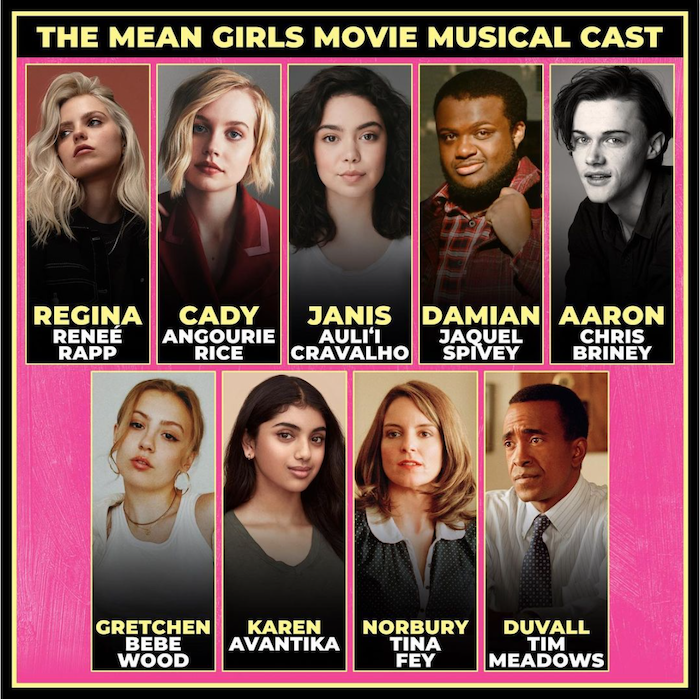 Mean Girls musical vs. movie cast